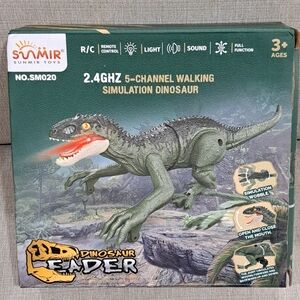NEW Sunmir Toys Dinosaur  Walking Jurassic Raptor W/ Remote Control 2.4 GHZ